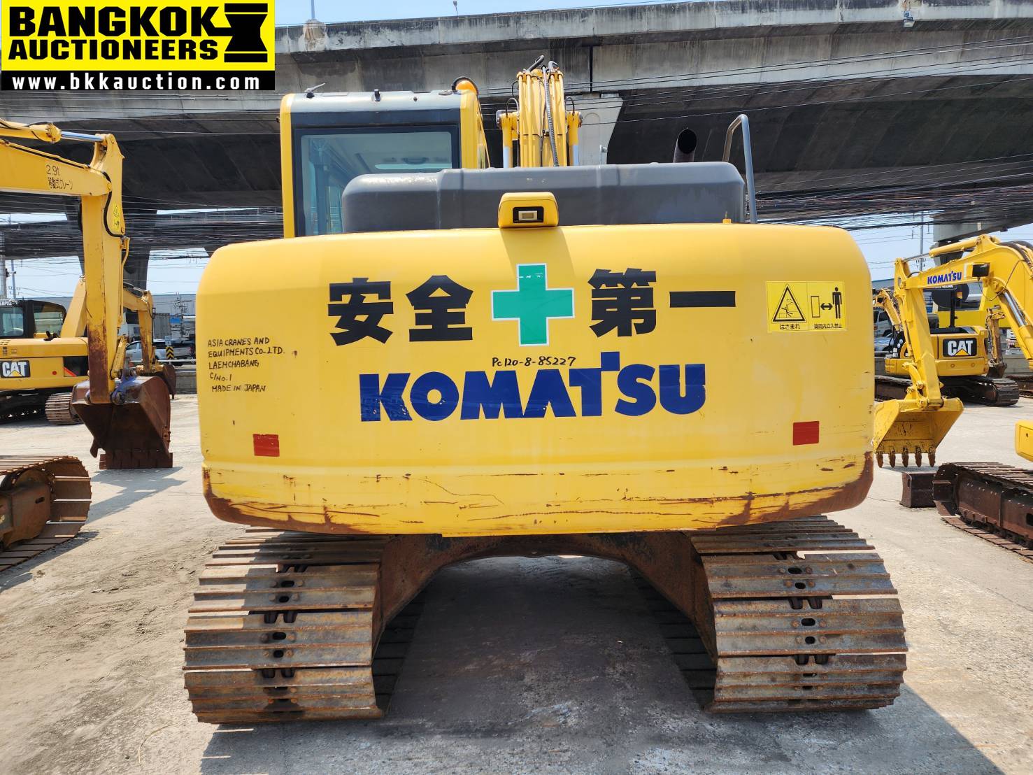 รถขุด KOMATSU-PC120-8-85227