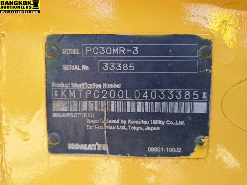 รถขุด PC30MR-3-33385