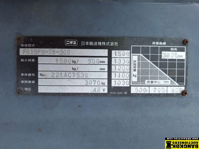 รถยก FB15PN-75-300-221AC7538