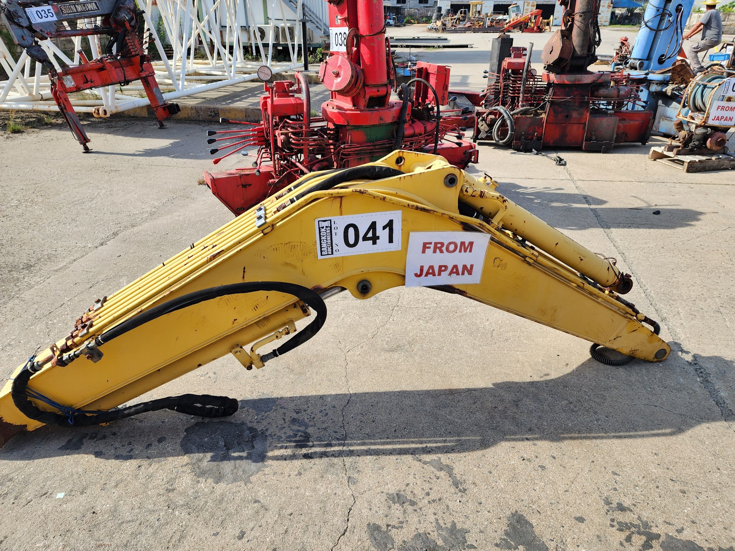 ARM WITH PIPING FOR KOMATSU MINI EXCAVATOR PC40MR-2 (FROM JAPAN)