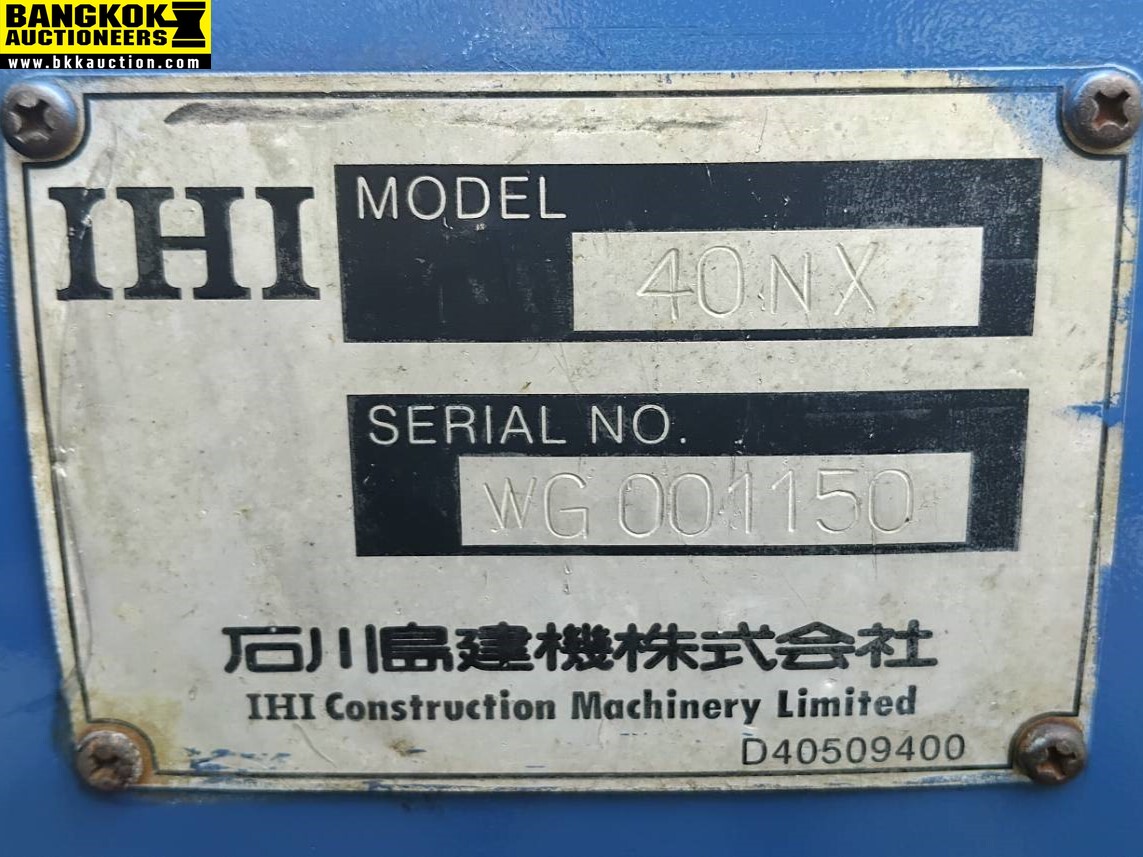 รถขุด IHI-NX40-WG001150